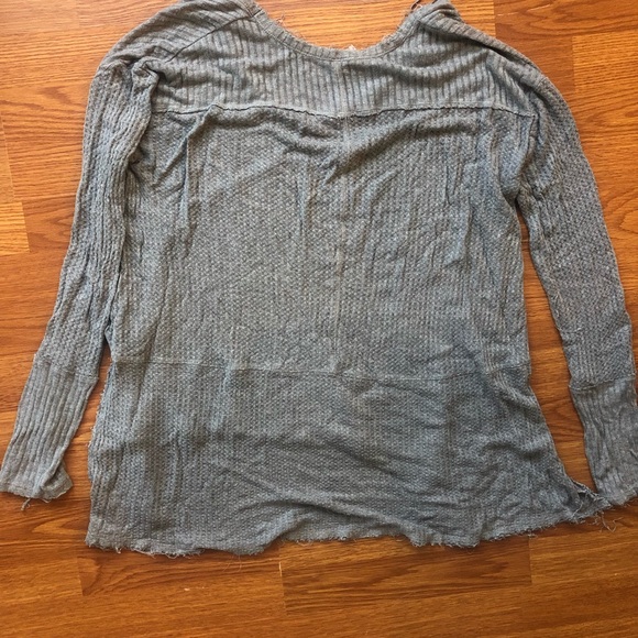 S soft Free People waffle knit layering thermal - Picture 6 of 7